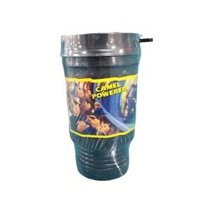 Sealed! Joe Camel Powered NASCAR Vtg Insulated Thermos To-Go Mug Sealed 1994 90s